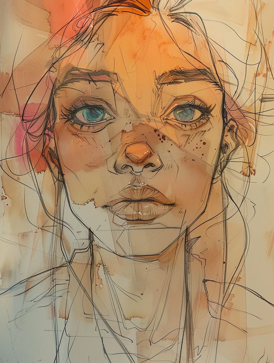 Raw Emotional Portrait Sketches - Image 3