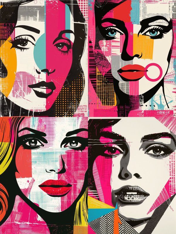 Vibrant Visions of Modern Femininity