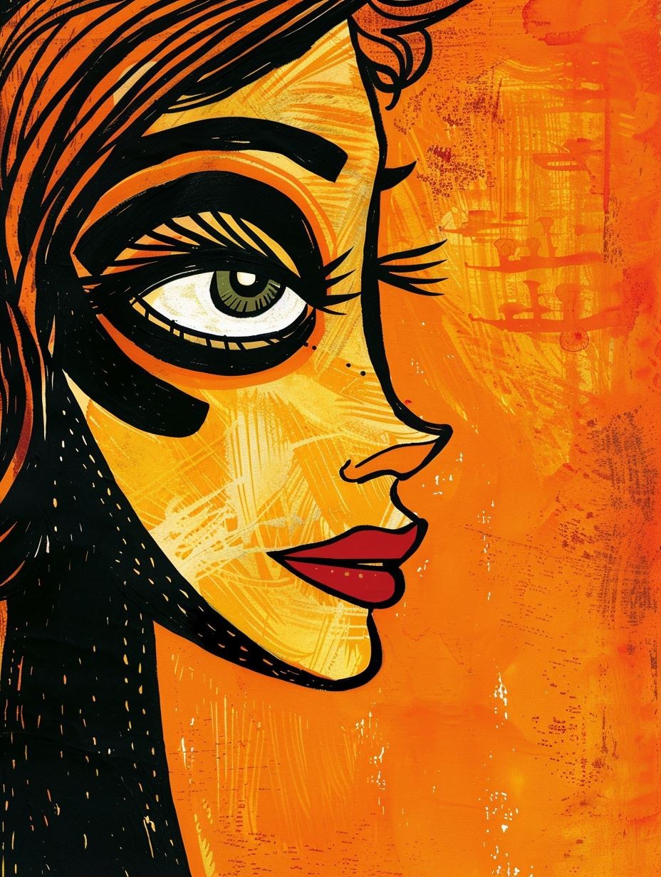 Vibrant Pop Art Portrait