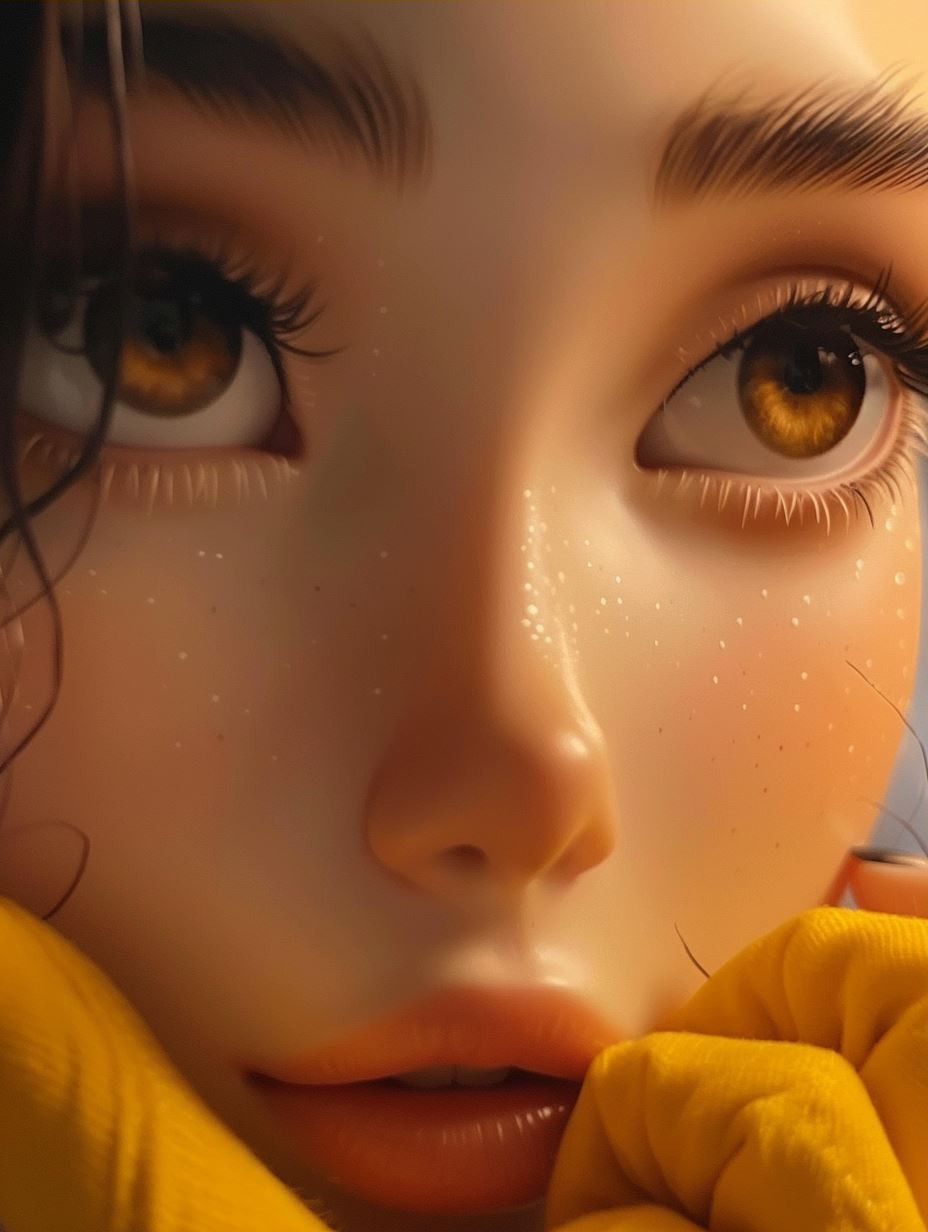 Golden Gaze: Ethereal Beauty Portraits - Image 3