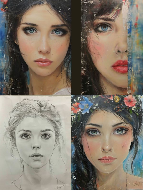 From Sketch to Soulful Portrait