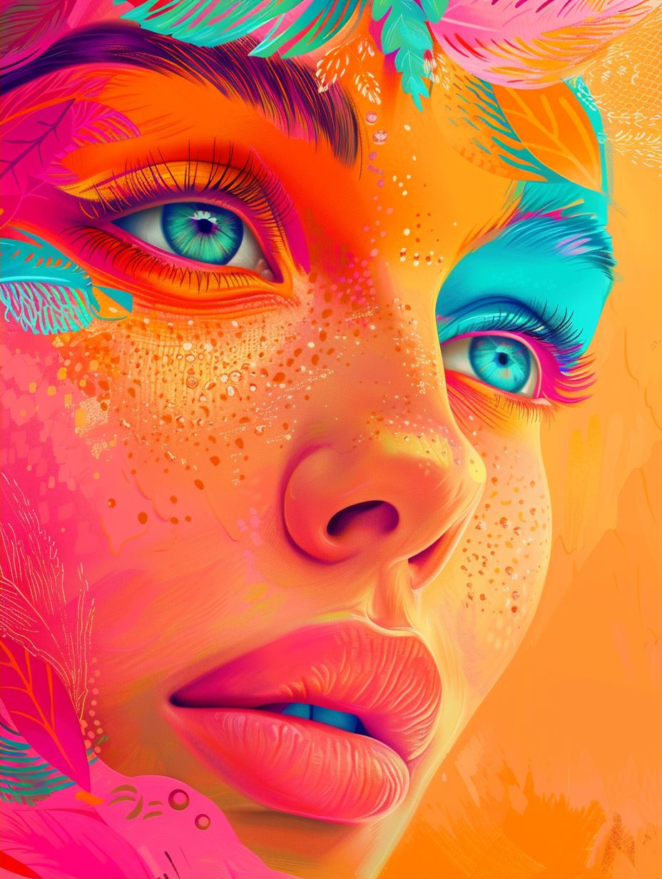Vibrant Floral Portraits of Ethereal Beauty - Image 2