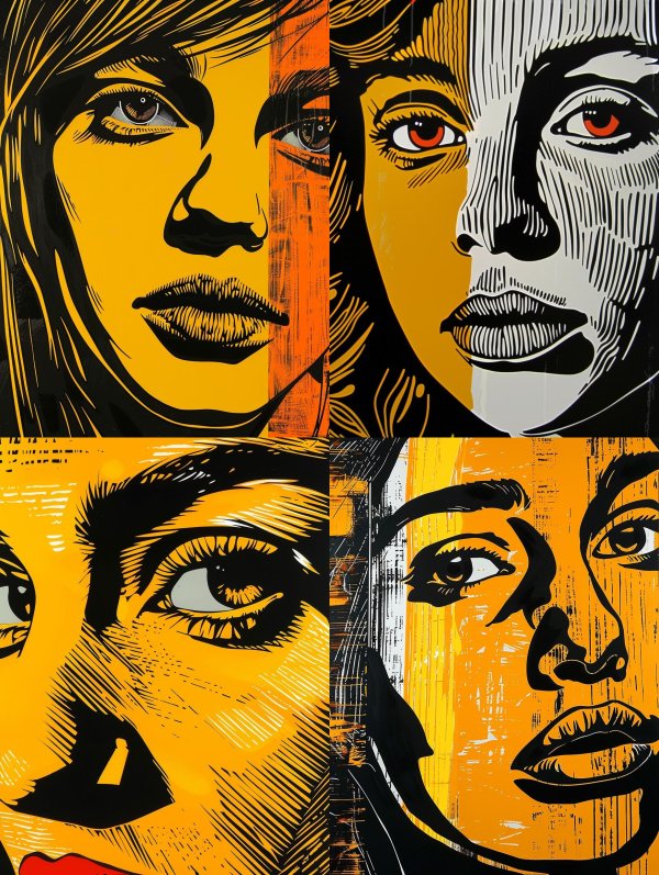 Bold Pop Art Portraiture