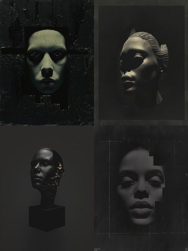 Shadows of Fragmented Human Forms