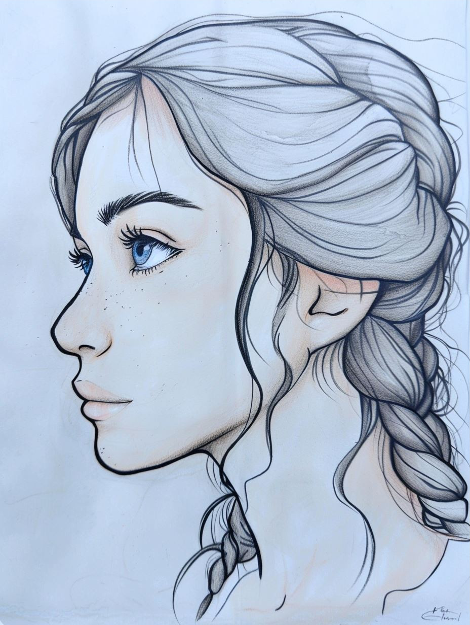 Ethereal Gaze: A Study in Portraiture - Image 3