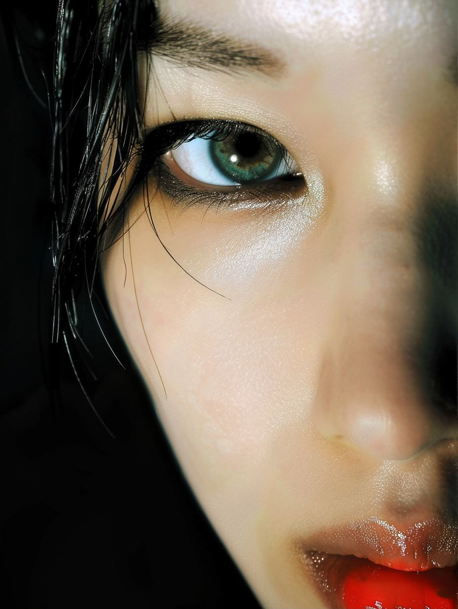 Ethereal Gaze: A Study in Beauty - Image 2