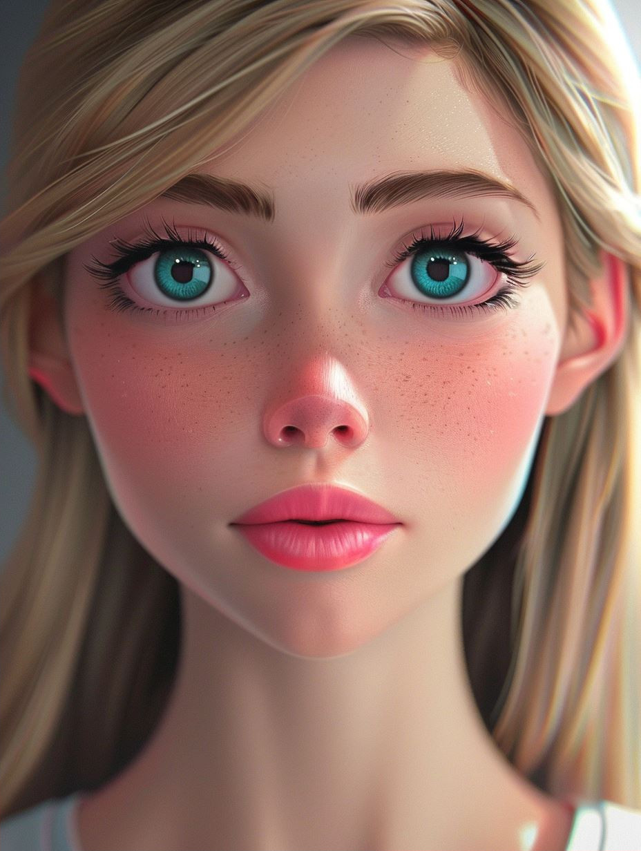 Digital Dreams: AI Generated Female Portraits - Image 2