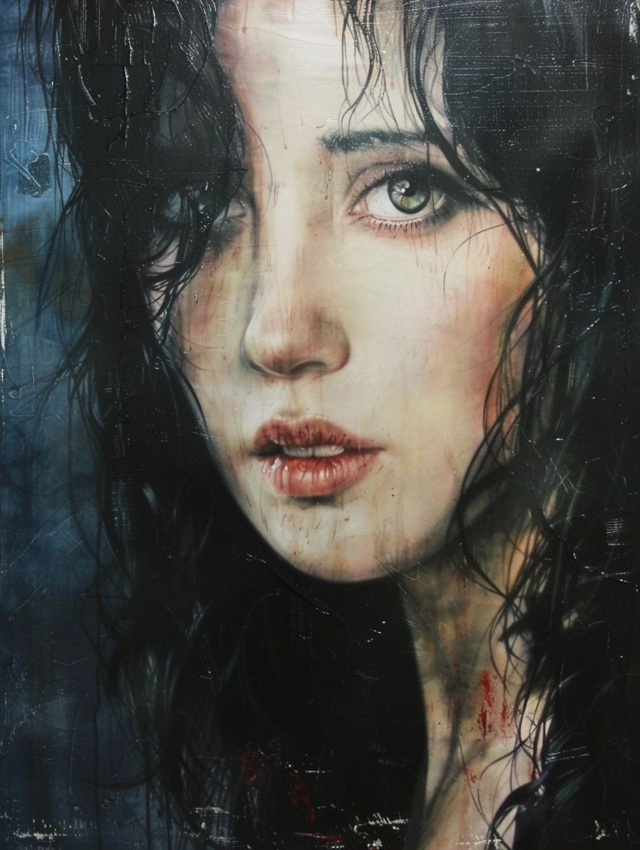 Haunting Gaze of Silent Sorrow - Image 2