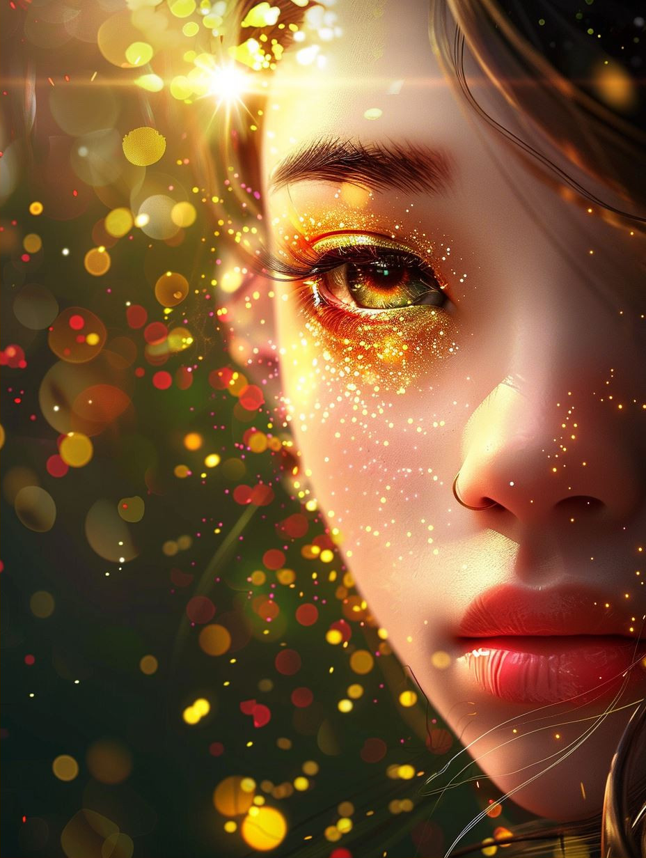 Golden Ethereal Portraiture Series - Image 2