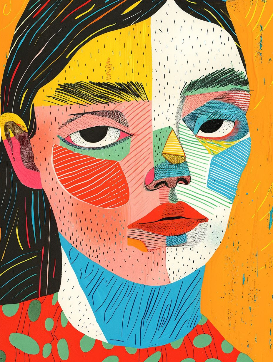 Fragmented Souls: A Study in Color - Image 4