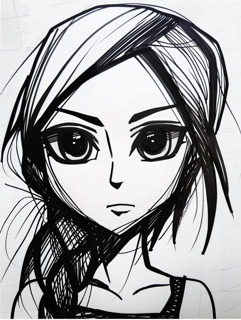 Crimson Gaze Gothic Pop Art - Image 4