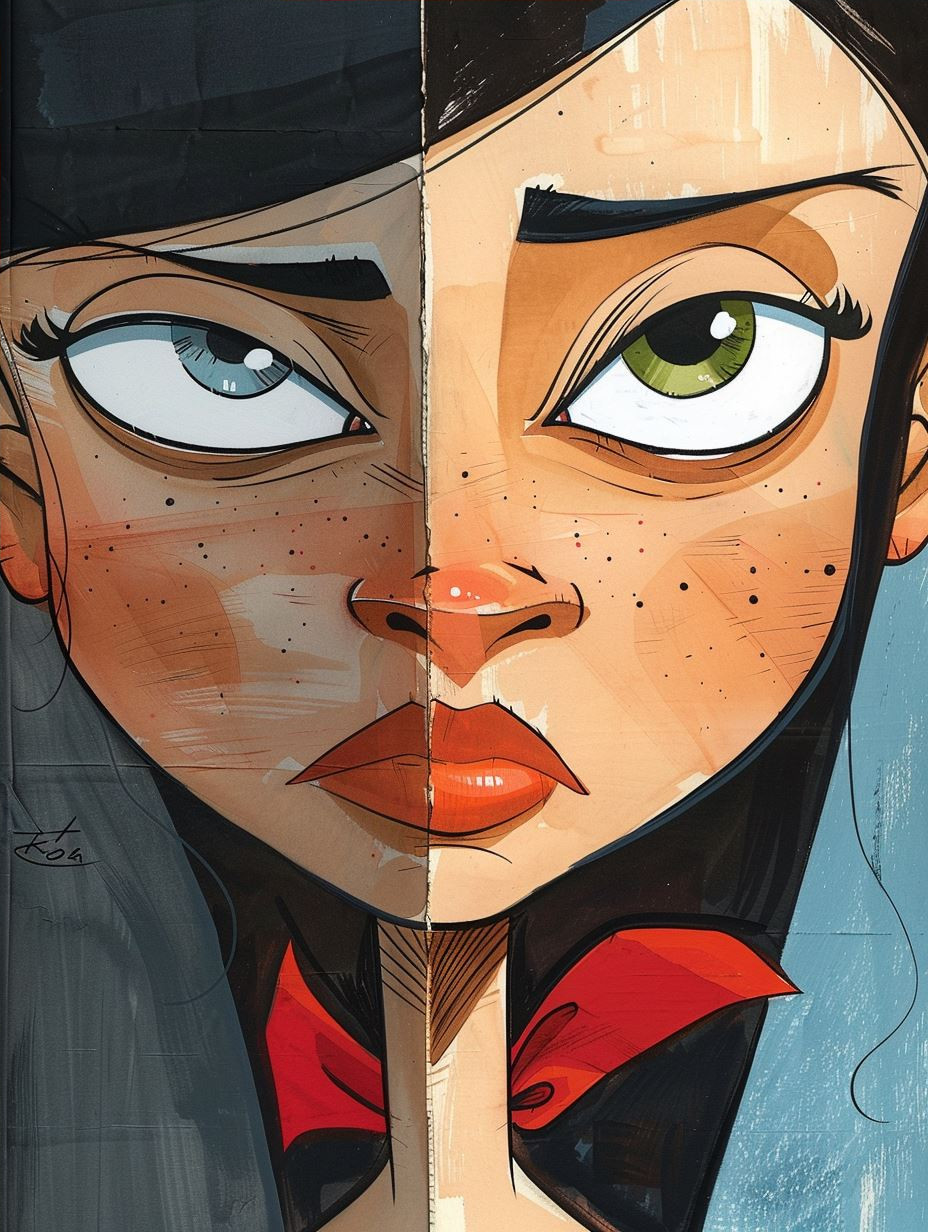 Four Faces of Stylized Digital Art - Image 4
