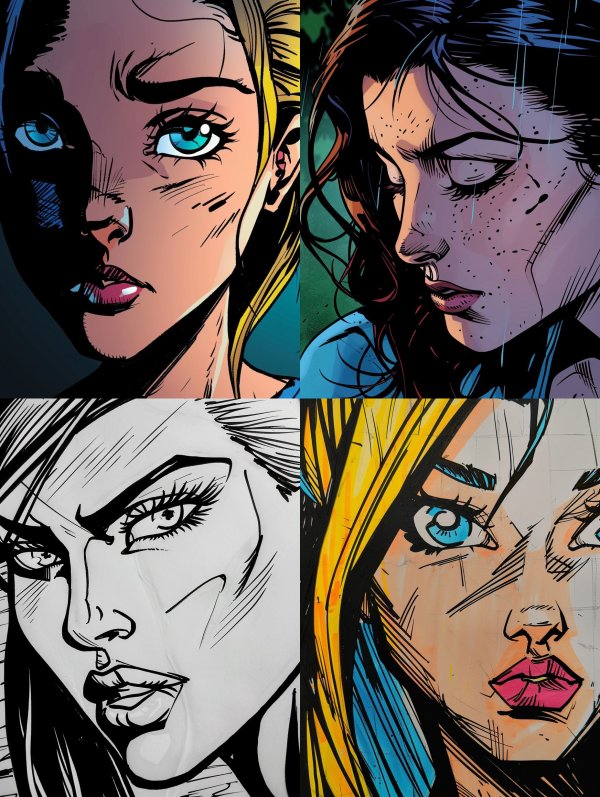 Noir Comic Intensity