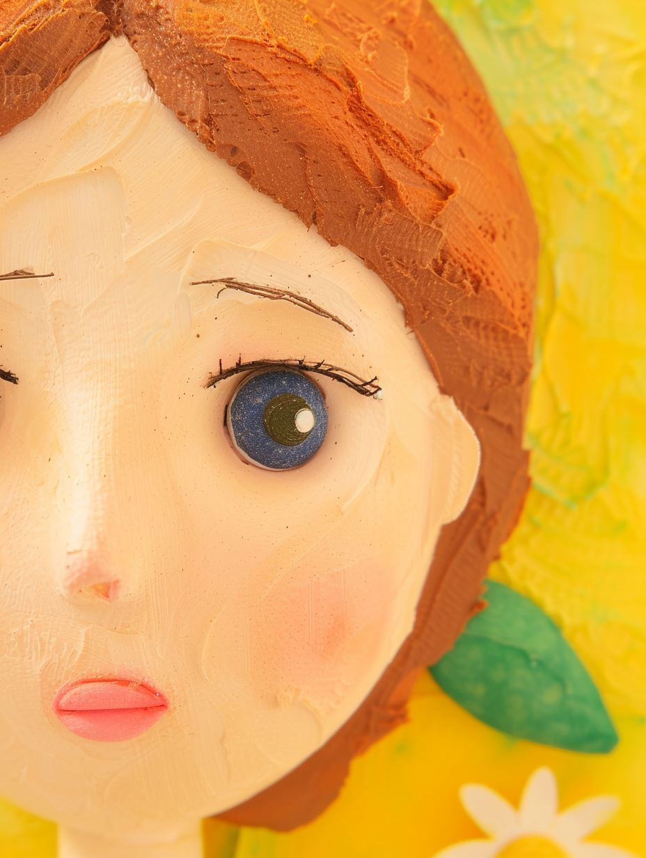 Textured Buttercream Portrait Art - Image 1
