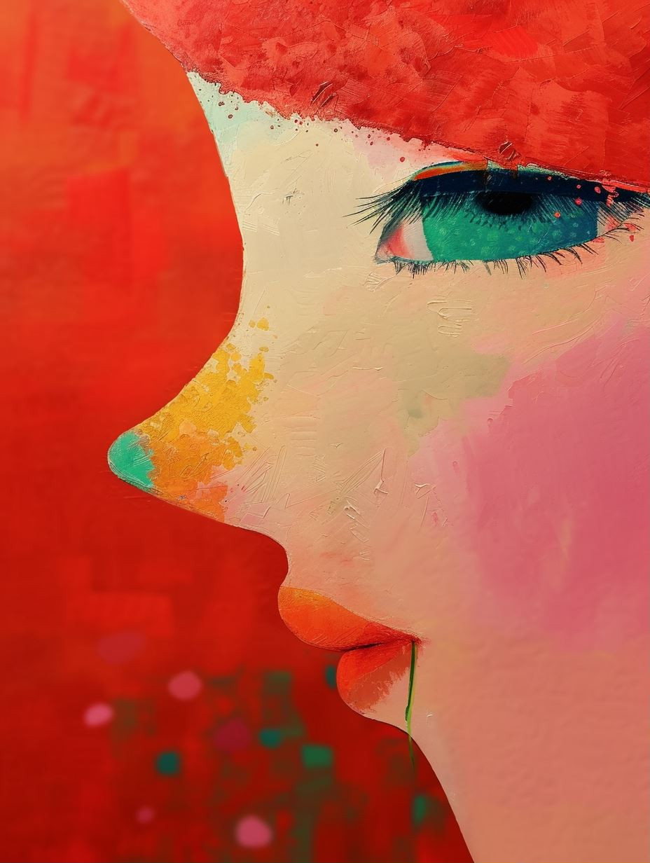 Vibrant Spectrum of Ethereal Portraits - Image 1