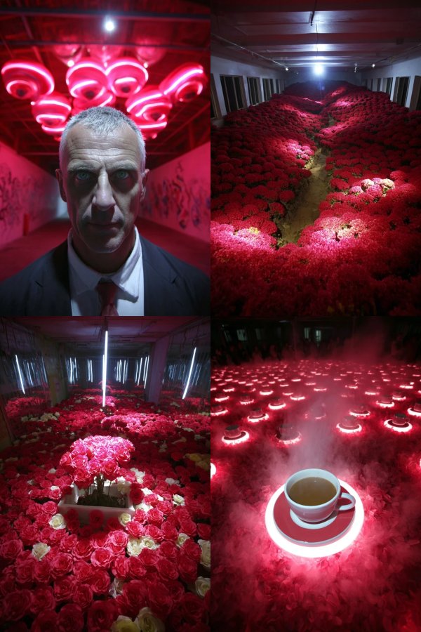 Crimson Dreams: A Surrealist Visual Journey