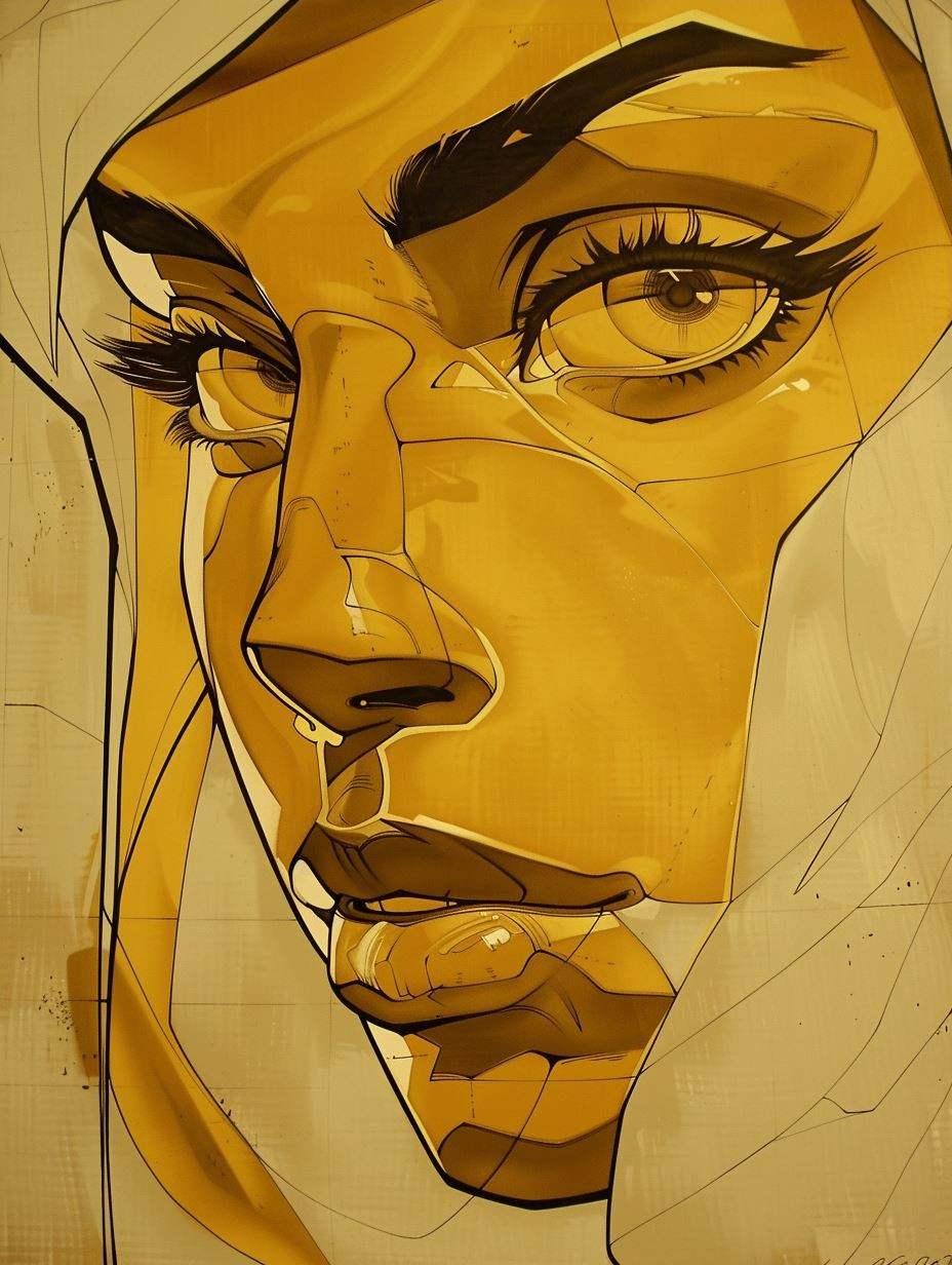 Golden Hour Digital Portrait Study - Image 3