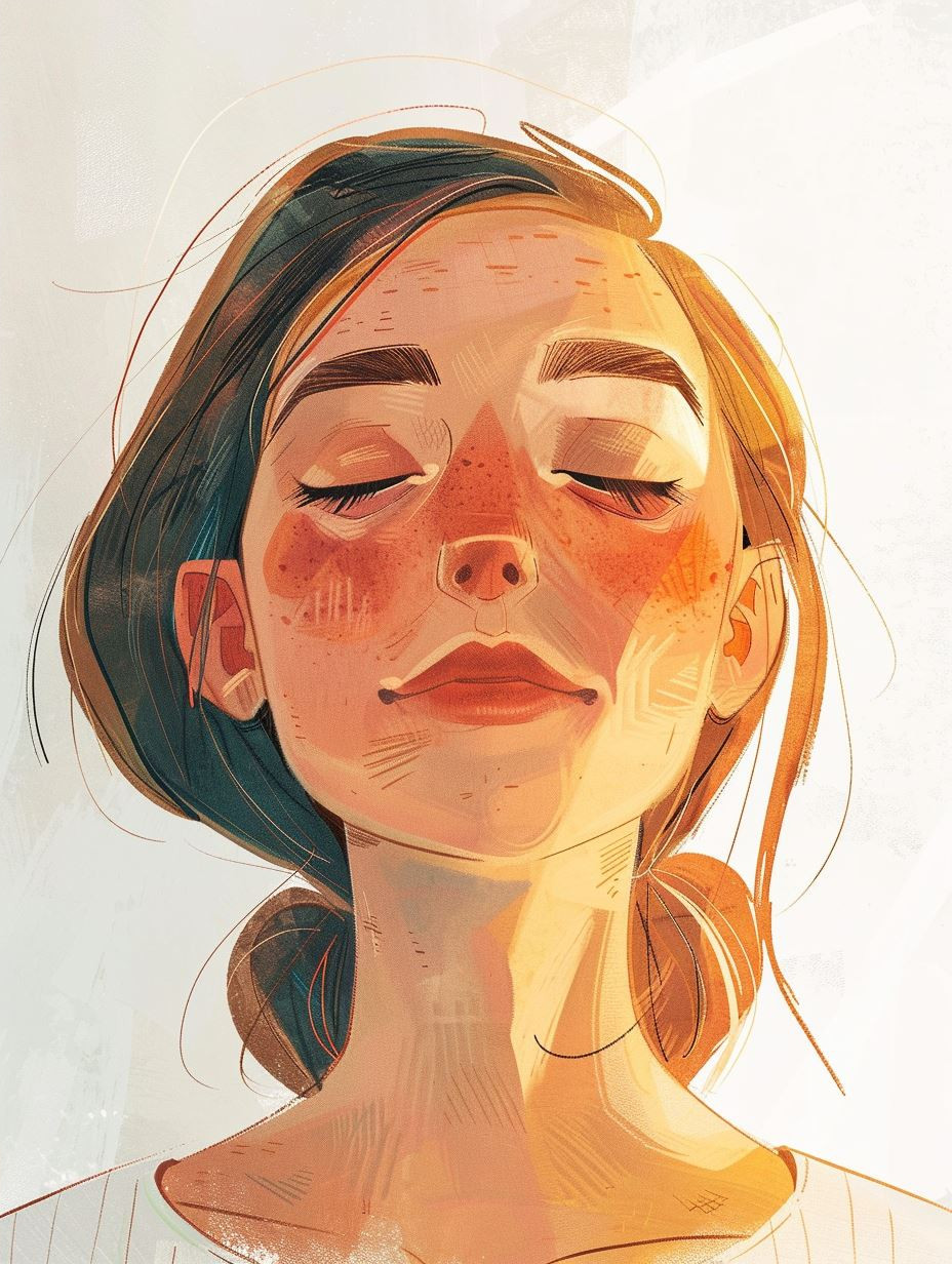 Fragmented Warmth Digital Portrait - Image 4
