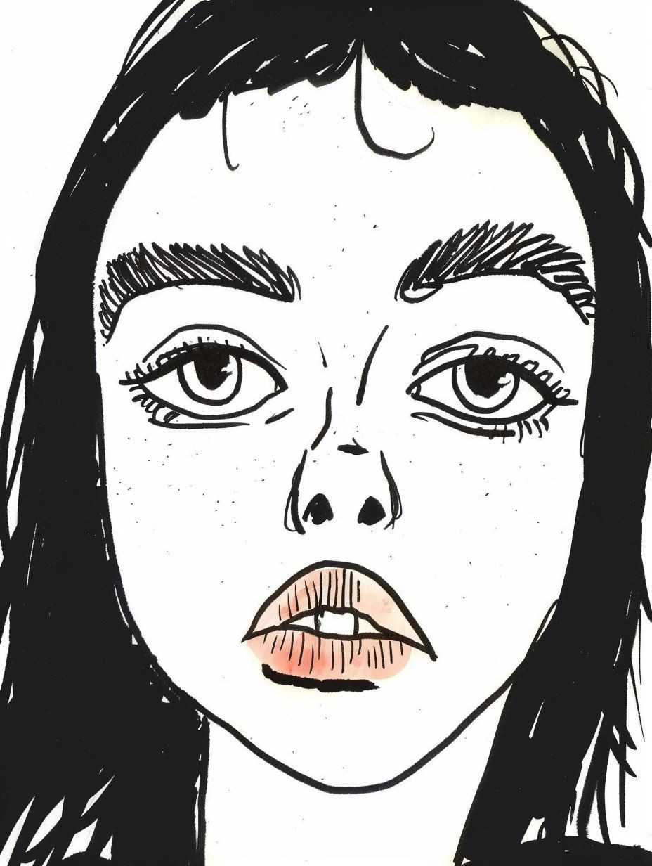 Modern Muse Ink Portraits - Image 1