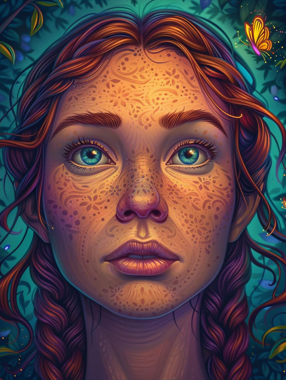 Ethereal Visions of a Freckled Muse - Image 2
