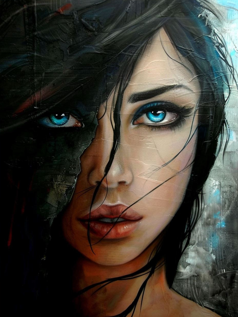 Fractured Beauty: A Study of Digital Portraits - Image 4