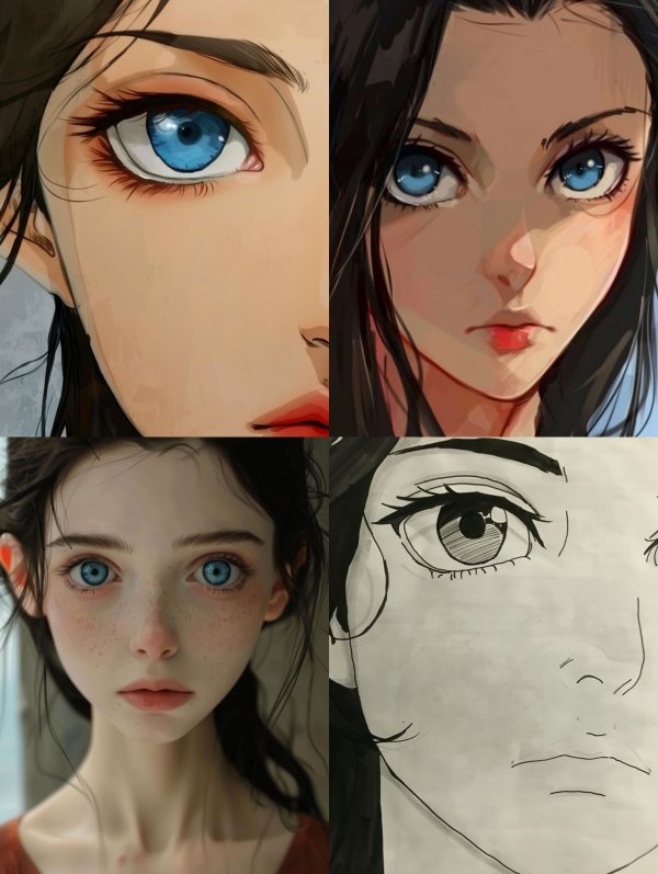 Ethereal Blue Eyed Portraits