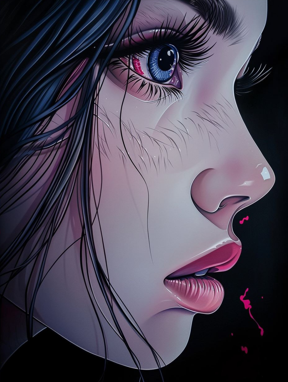 Cosmic Gaze Ethereal Portrait - Image 4