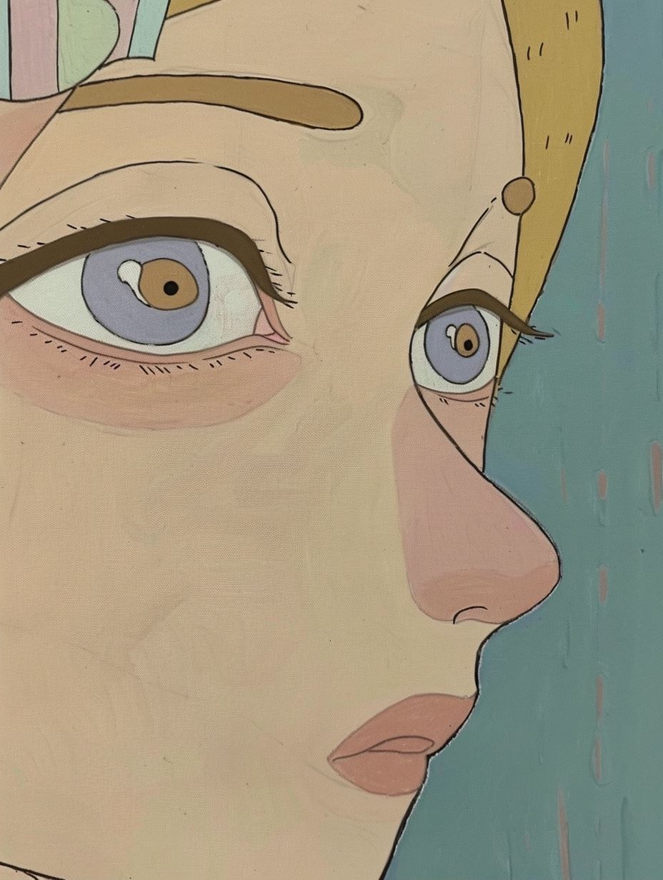 Ethereal Pastel Anime Portrait - Image 2
