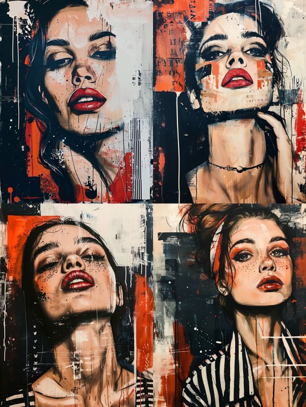 Abstract Urban Portraiture Series