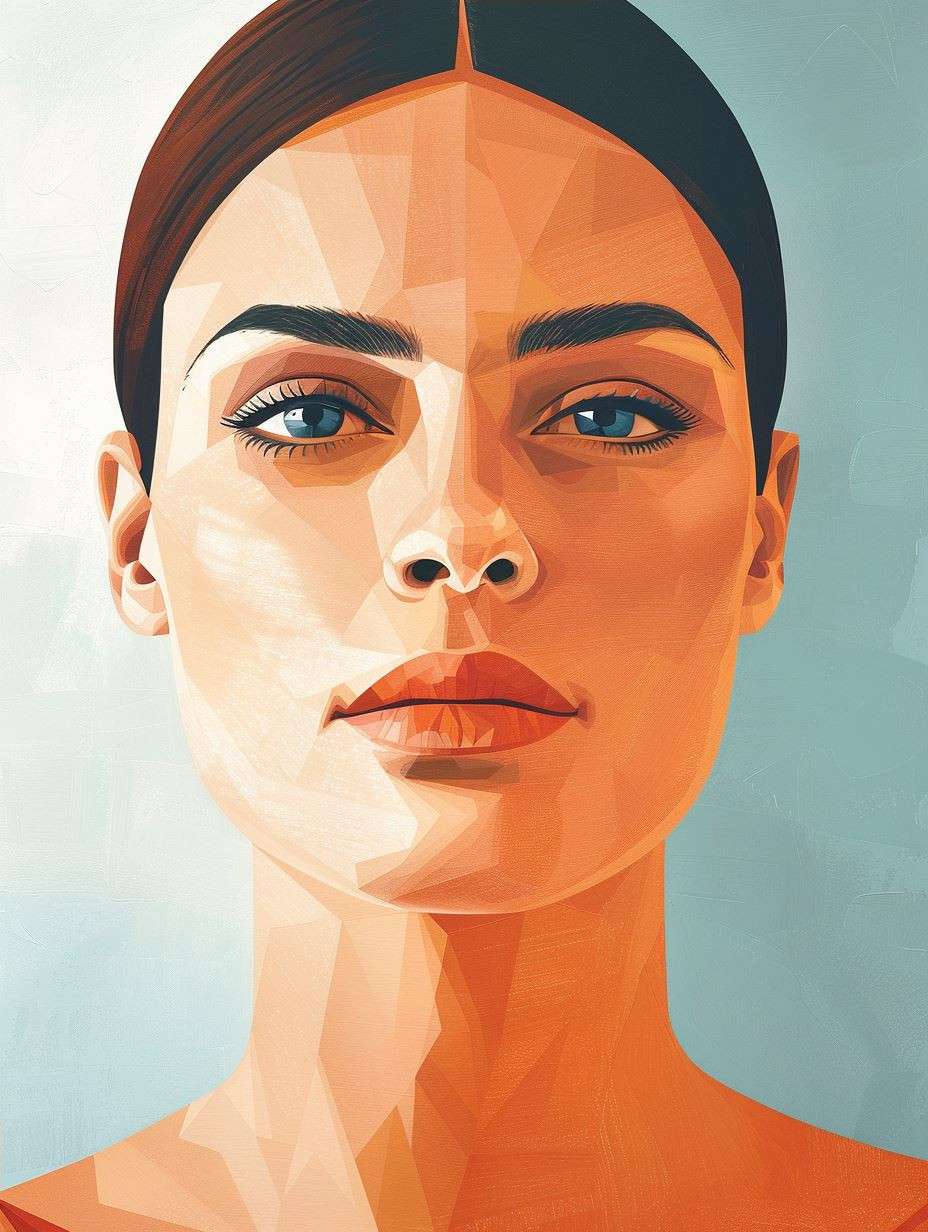 Modern Vector Portrait Elegance - Image 4