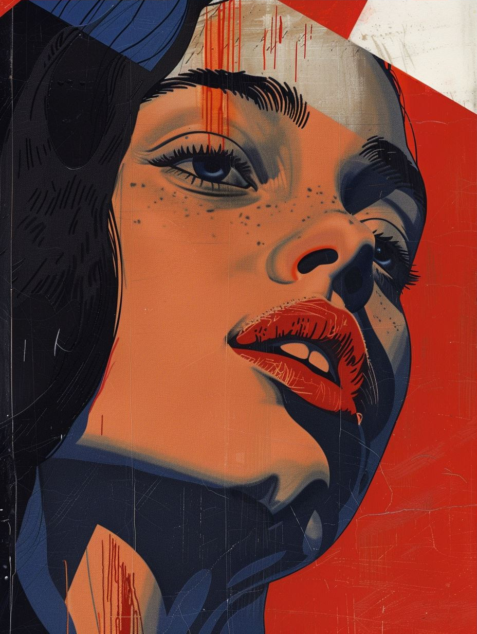 Dual Contrast Pop Art Portrait - Image 3