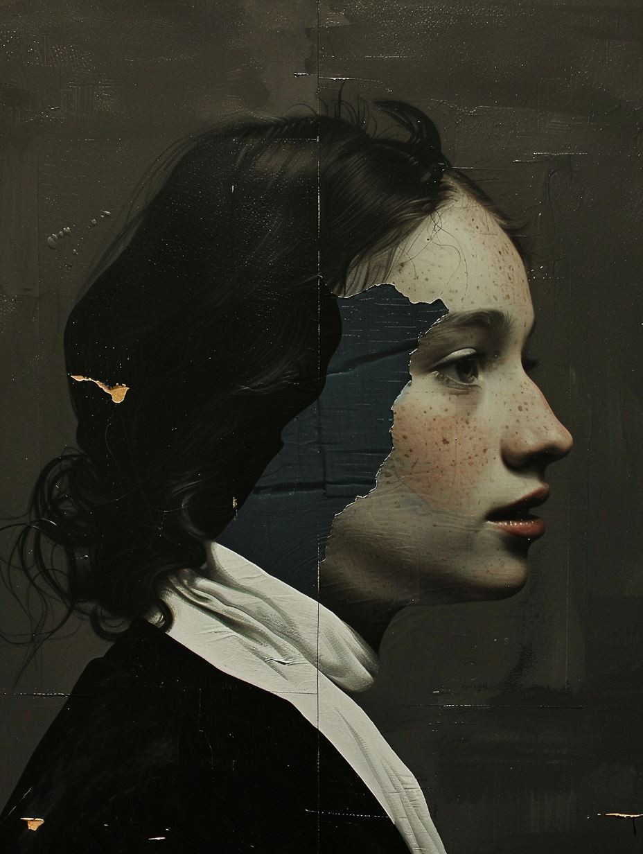 Fragmented Gaze of Golden Silence - Image 2