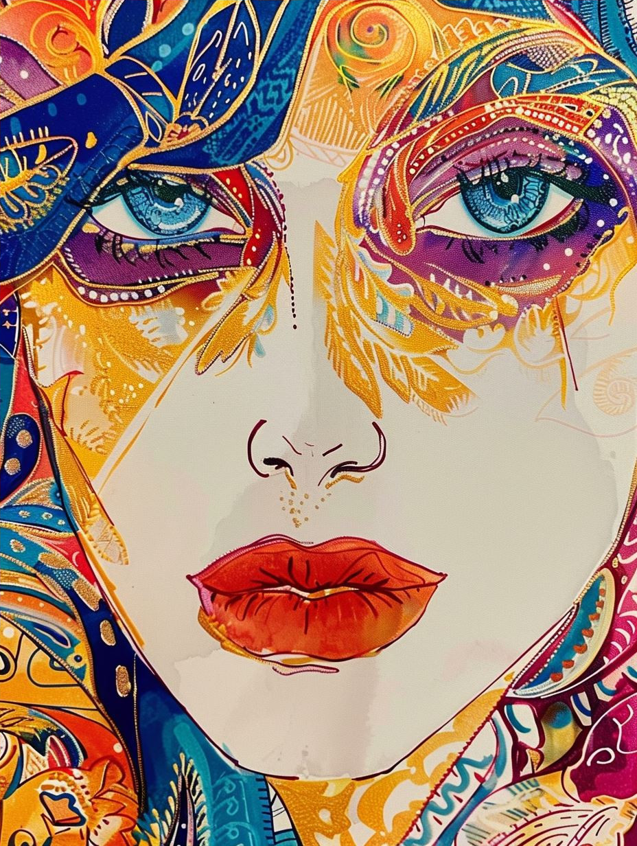 Vibrant Visions of Psychedelic Femininity - Image 4