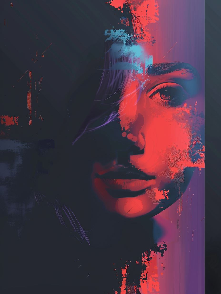 Neon Shadows Cinematic Portraits - Image 2