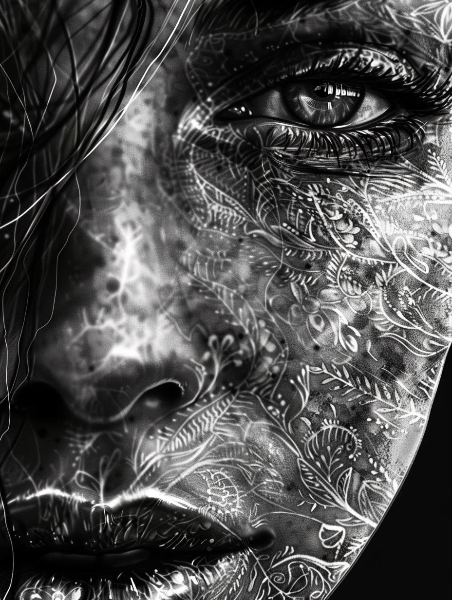 Monochrome Mystic Gaze - Image 4
