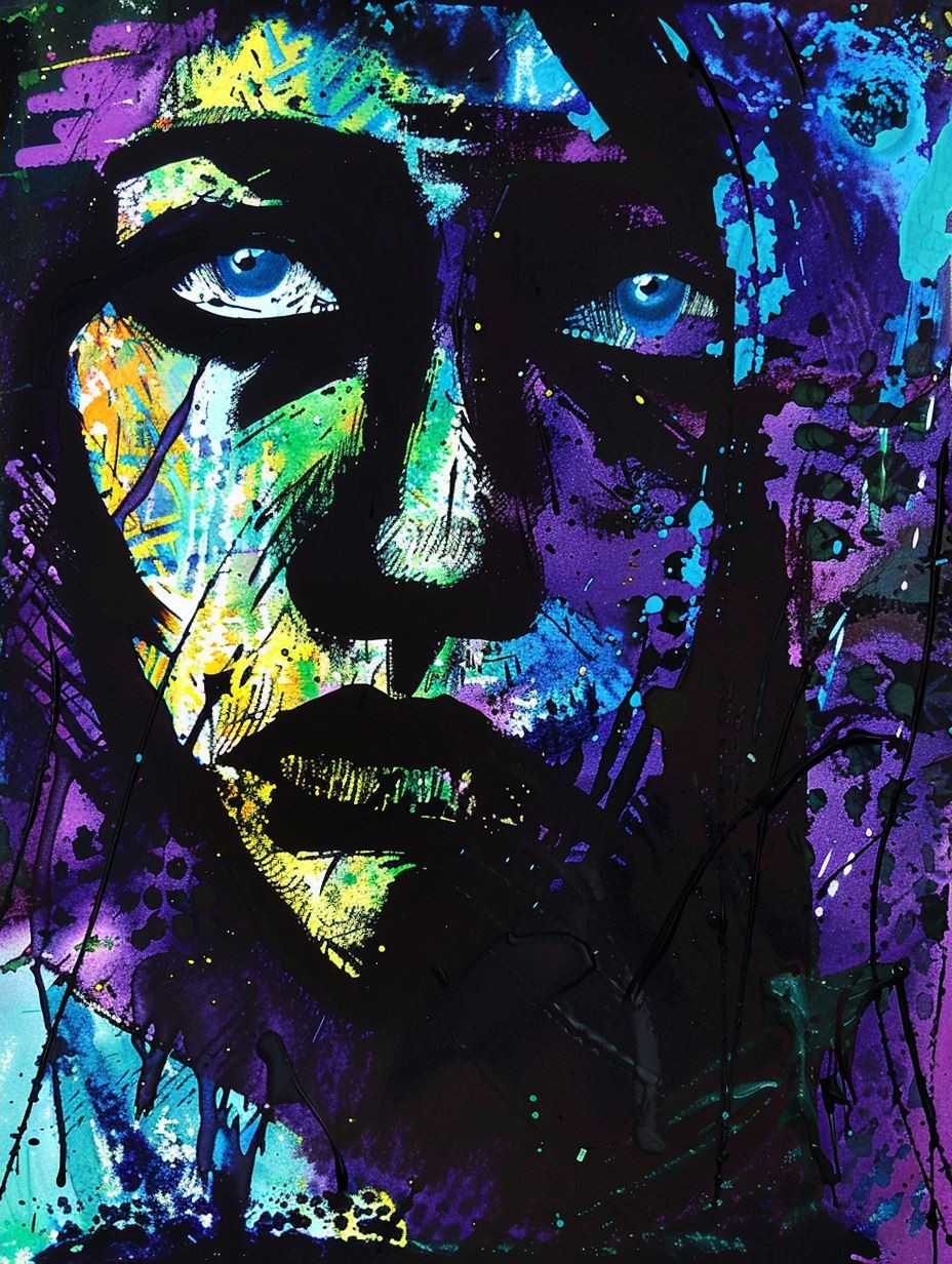 Neon Psyche Portrait - Image 4