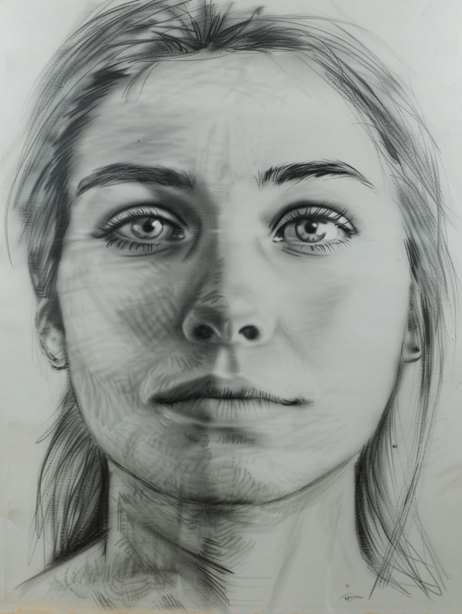 Evolution of a Portrait: Sketch to Color - Image 2