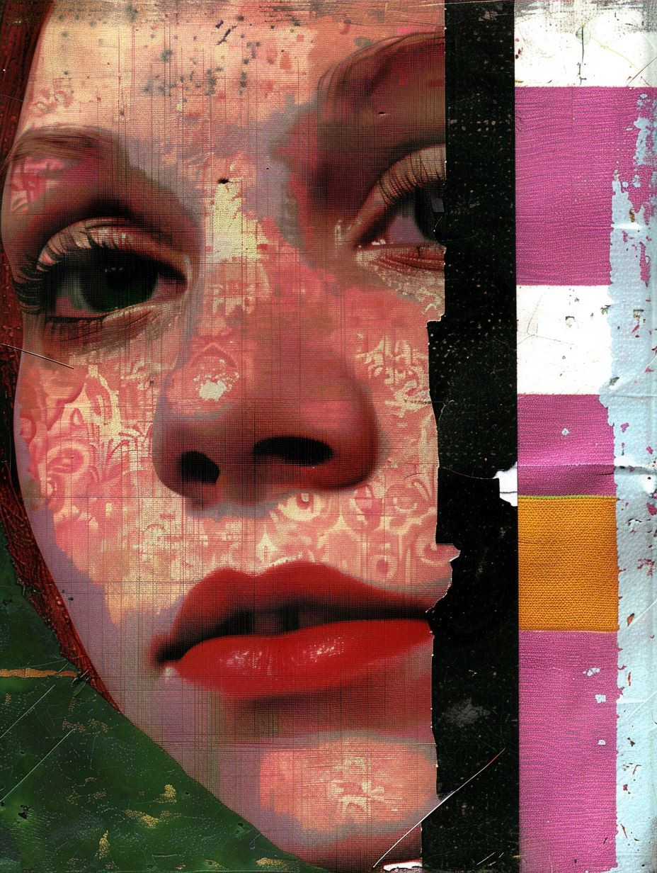 Nature's Digital Fragmented Mask - Image 4