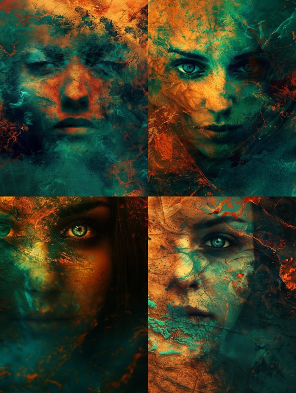 Ethereal Faces of Elemental Chaos