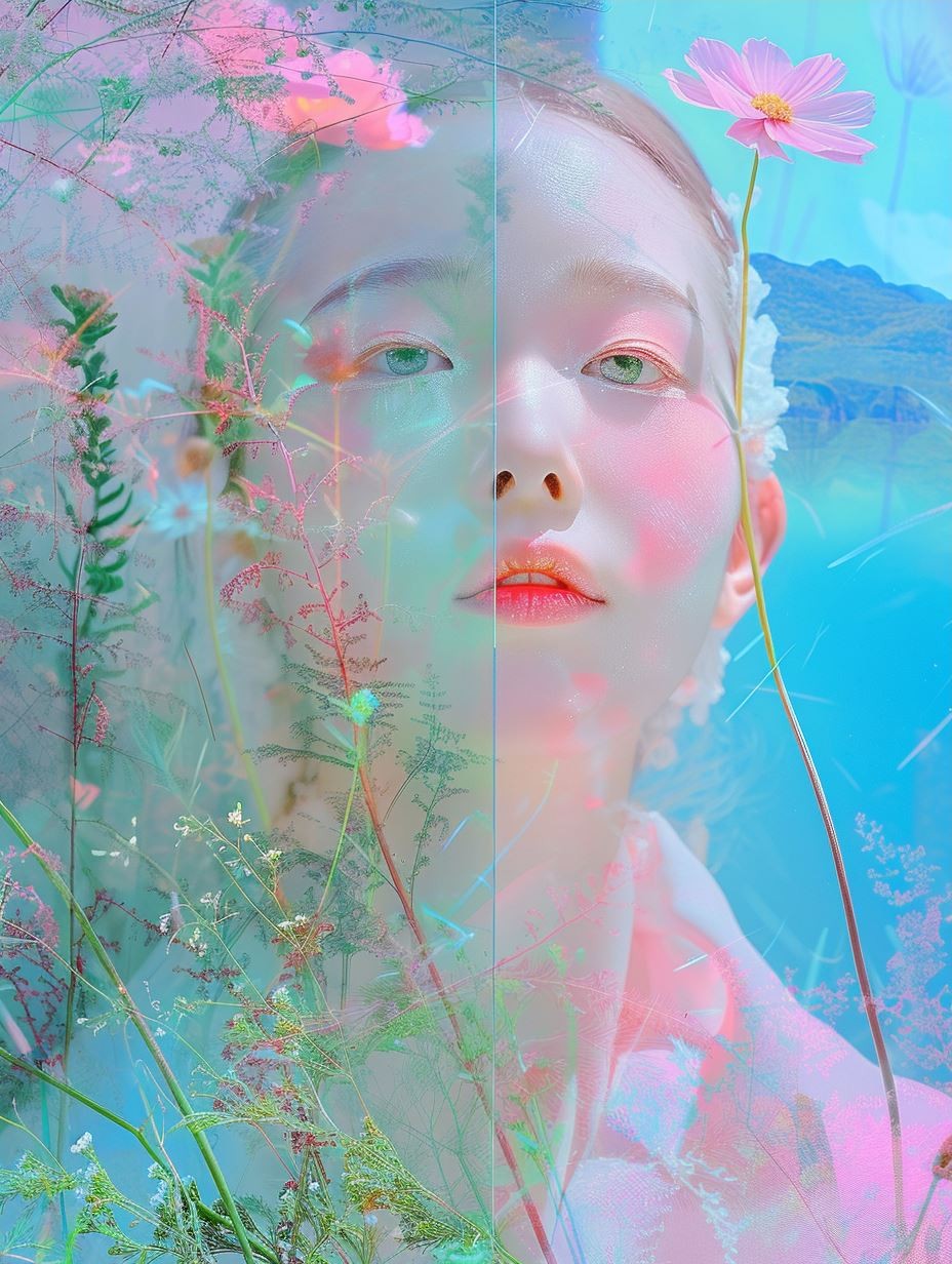 Celestial Dreamscape Portrait Fusion - Image 3