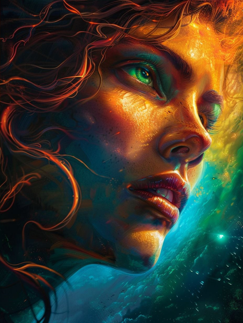 Ethereal Portraits of Cosmic Women - Image 4