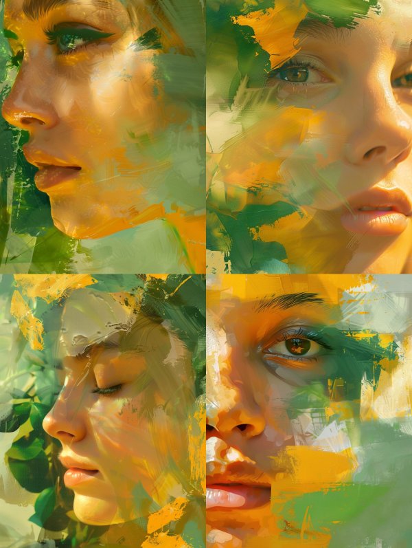 Ethereal Golden Nature Portraits