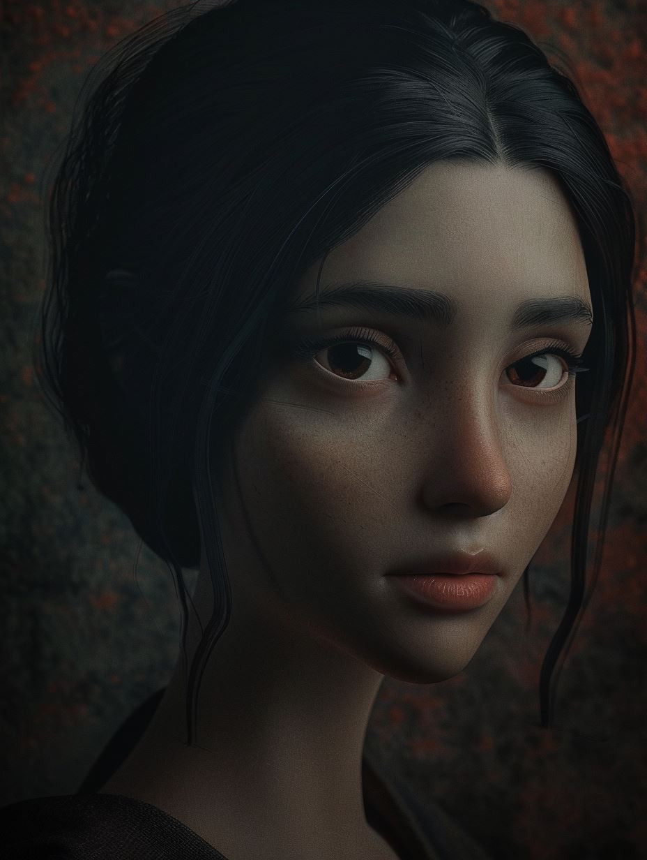 Melancholy Gaze of Dark Portraits - Image 4