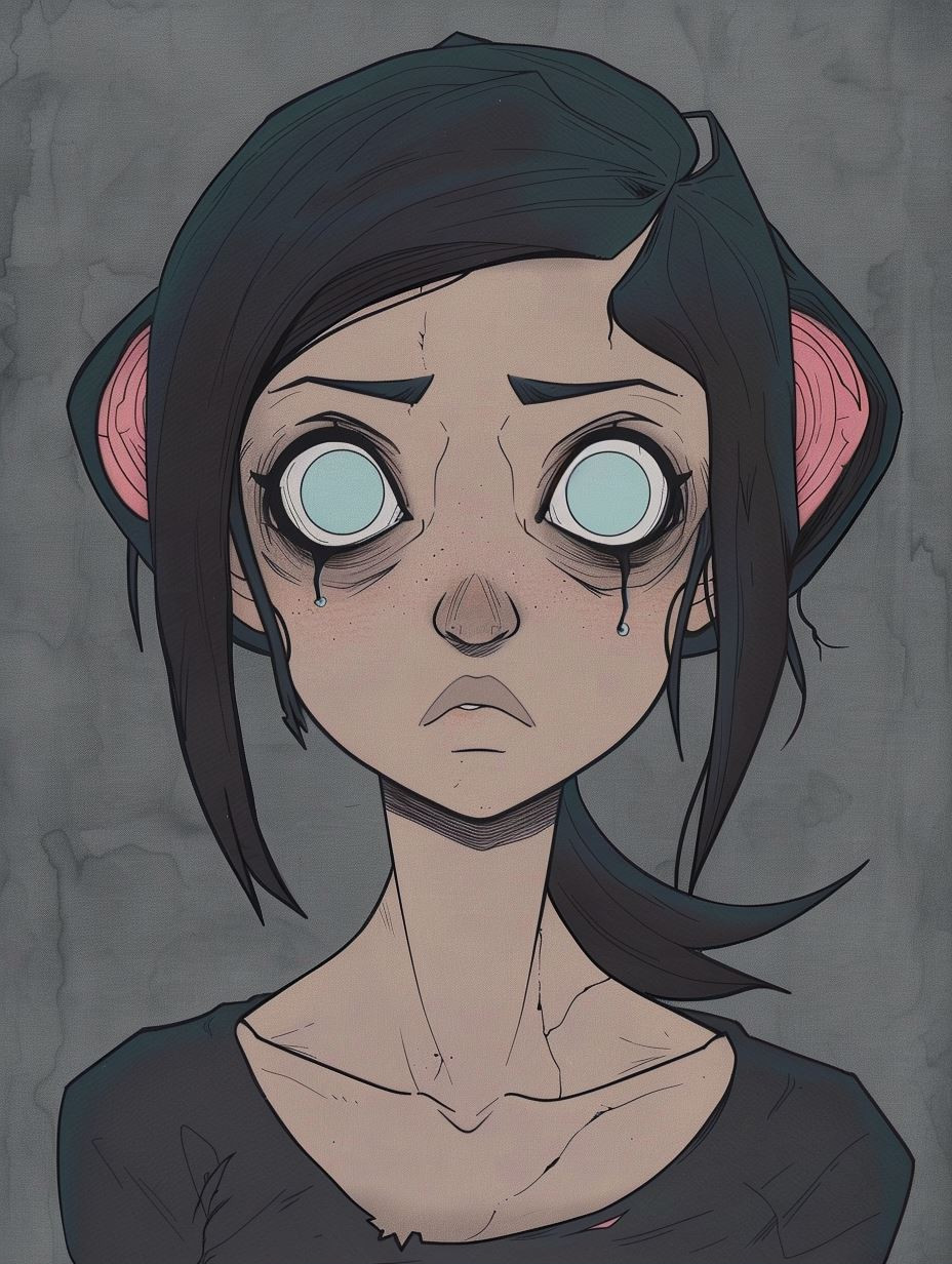 Ethereal Gaze: Dark Fantasy Character Studies - Image 2