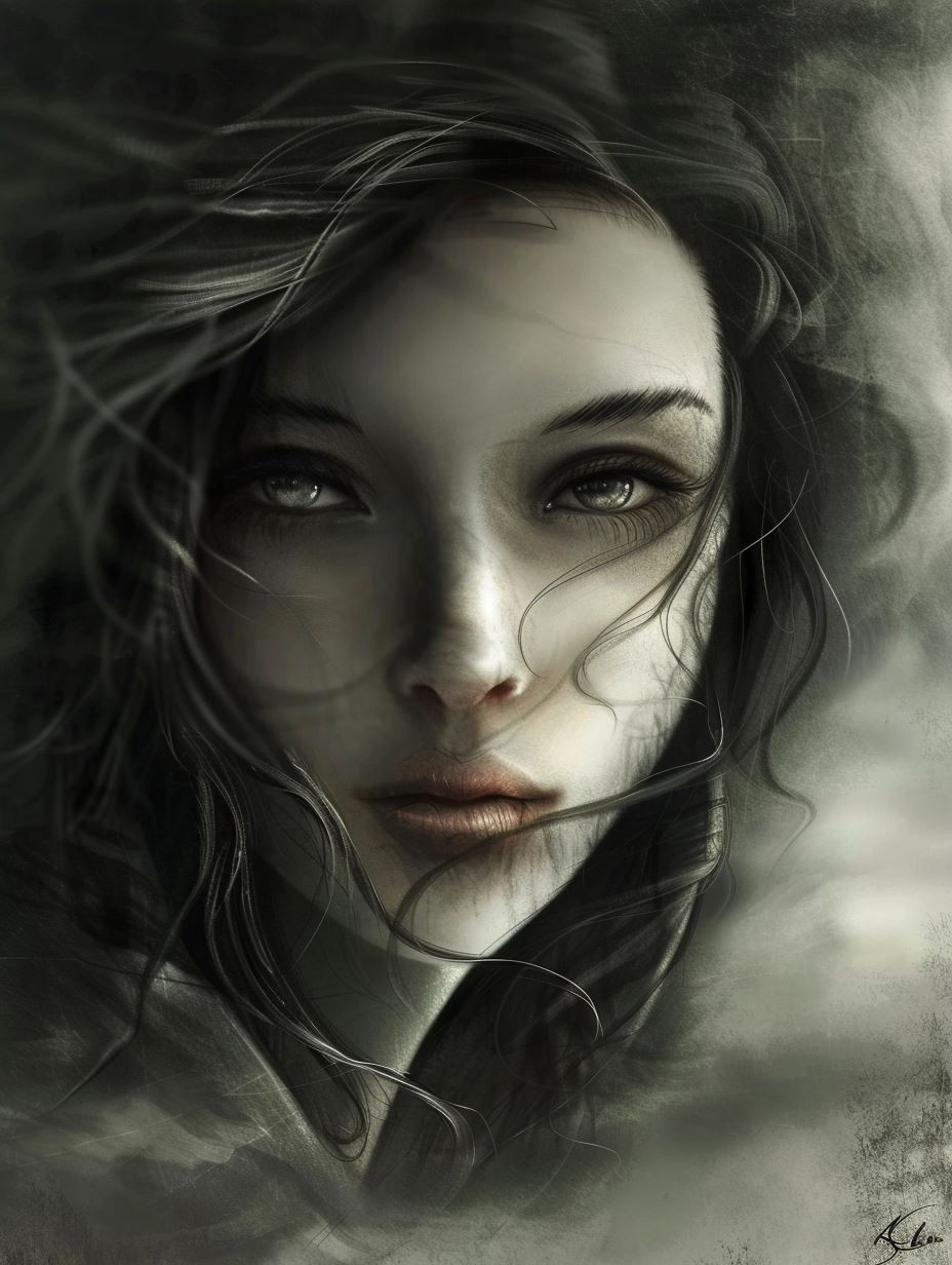 Ethereal Visions of Dark Feminine Beauty - Image 3