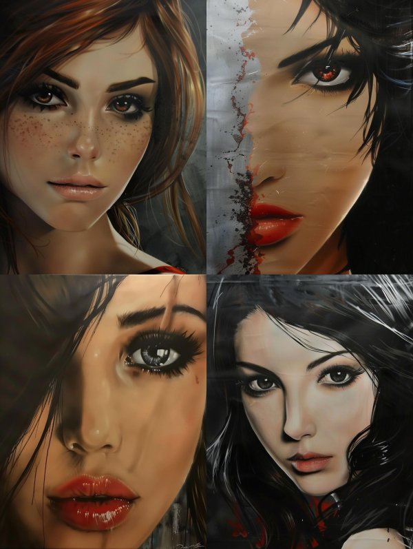 Faces of Emotion: Digital Portrait Collection