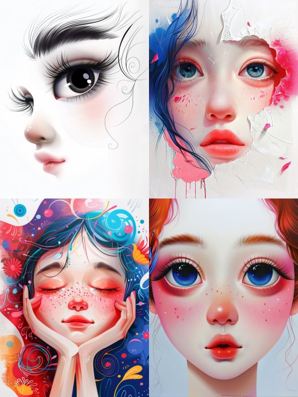 Dreamy Ethereal Digital Portraits