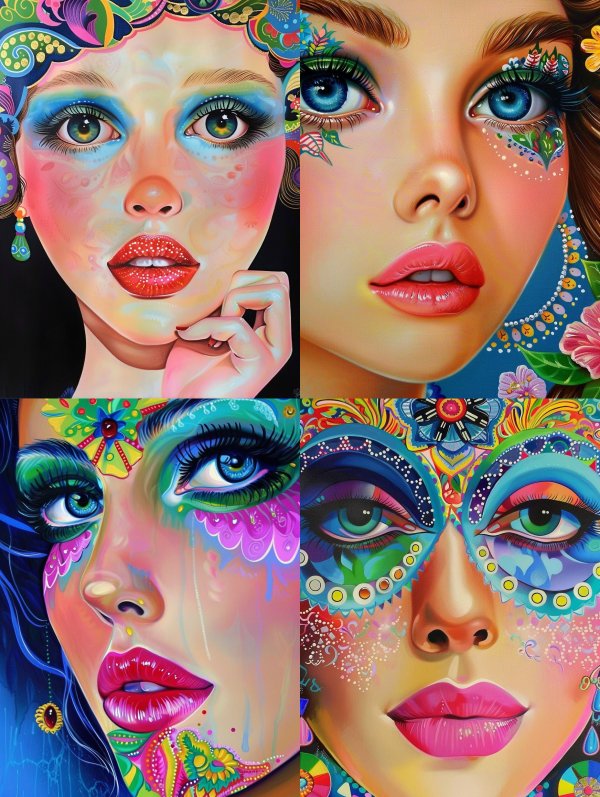 Vibrant Visions of Surreal Beauty