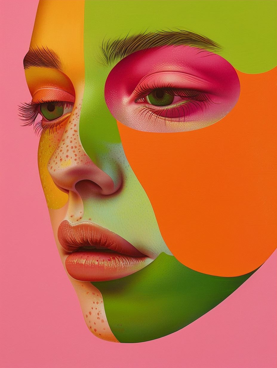 Chromatic Split Portrait Study - Image 3