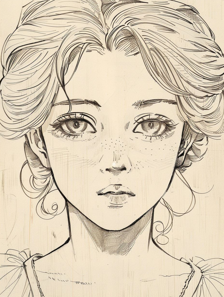 Ethereal Sketches of Feminine Grace - Image 4